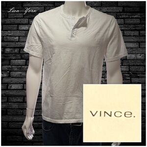 Vince Short Sleeve Men's Henley Tee